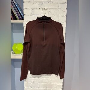 Lululemon Metal Vent Tech 1/2 Zip 2.0‎ LS Size M MGMA/SQUO Magma/Sequoia 02889